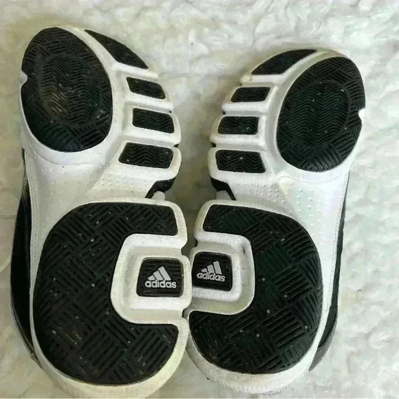 Adidas CLJ 657001 Black White Lace Up Athletic Sneakers - Picture 6 of 8